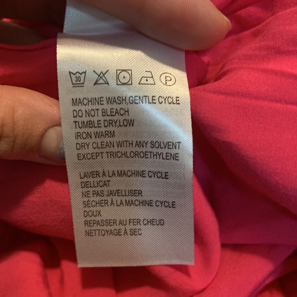 Farm Rio Red Chili Pepper Paper Bag Tie Waist Mini Skirt Sz S NWT - Picture 13 of 14